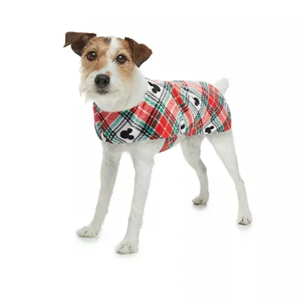 New Disney Holiday Minnie Woman & Dog XL 2-Piece Fleece PJs Sleep Sets - Picture 4 of 9